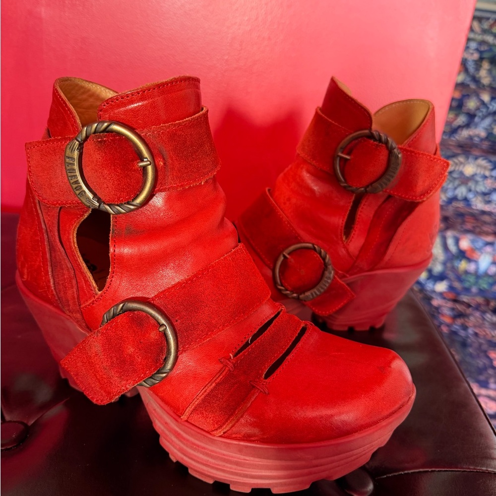 Fluevog Soca Platform Shoes